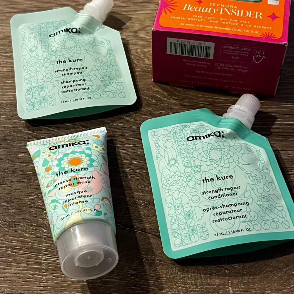 NWT amika “Bye, Bad Hair Days” Mini Set - Picture 3 of 5